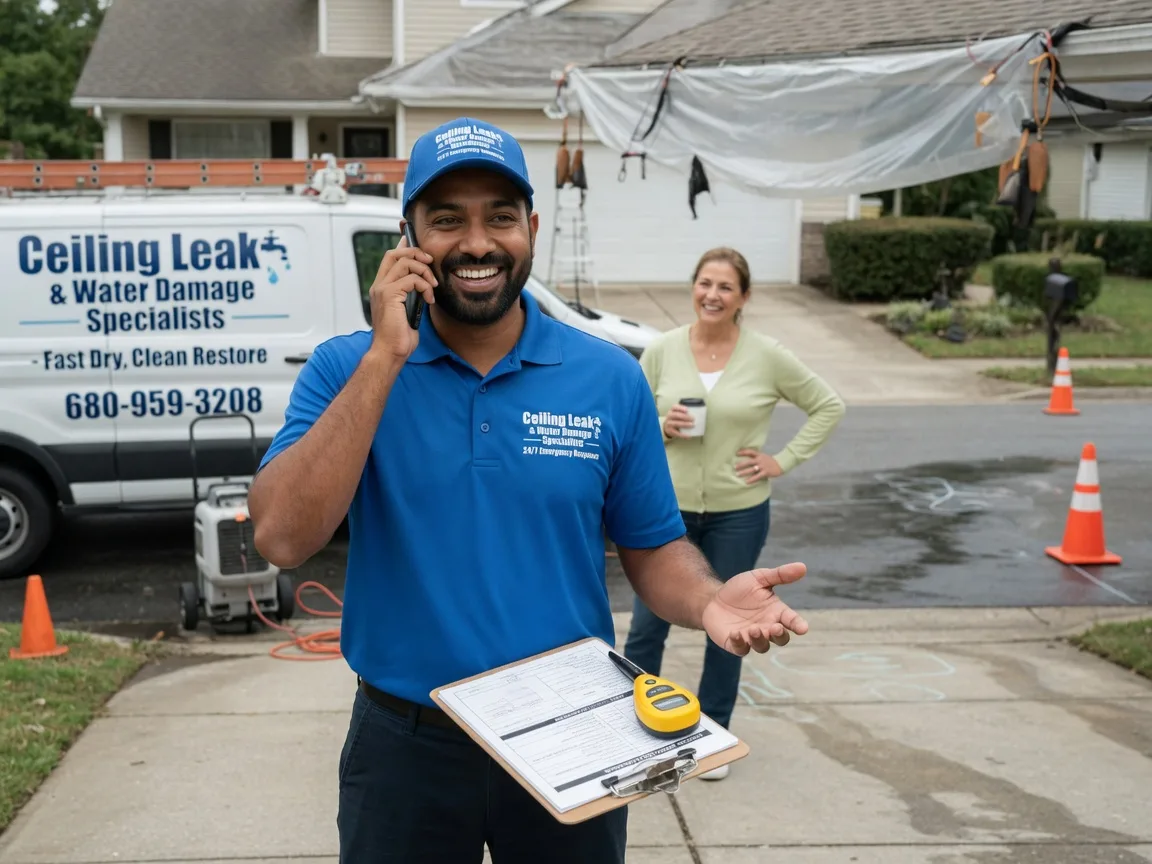 Ceiling Leak Cleanup Nokesville, VA FAQs